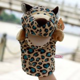 Cute & Novel Cartoon Madagascar Animal Hand Puppet Plush Toy - Leopard