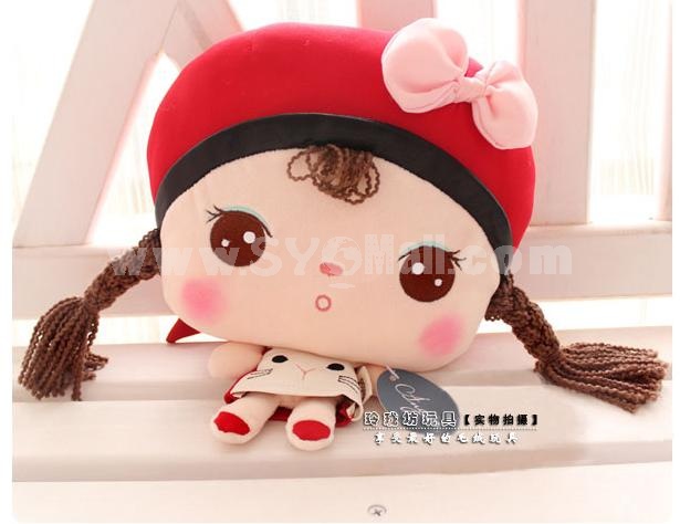 27cm/10.6inch Cute Metoo Children Single-shoulder Plush Bag Plush Toy