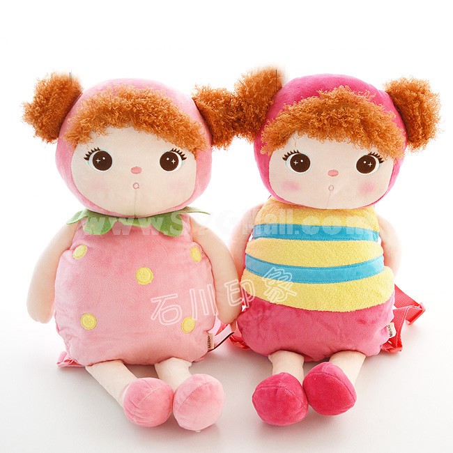 Metoo Cartoon Angela Pattern Children Backpack Plush Toy 