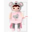 Metoo Cartoon Angela Pattern Children Backpack Plush Toy 