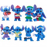 Stitch Lilo & Stitch Action Figure/Garage Kits PVC 6.5cm/2.5" 8pcs/Kit A