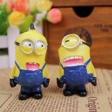 DESPICABLE ME 2 The Minions Action Figure/Garage Kits 2pcs/Kit 2.8" Tall