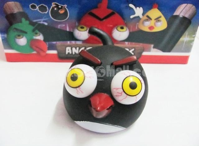 Screaming Angry Birds Trick-playing Toy Venting Toy Eyes Can Protrude 6pcs/Lot