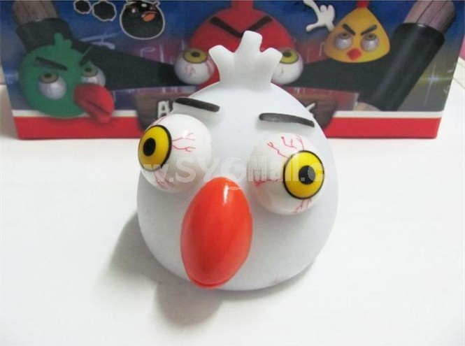 Luminous Screaming Angry Birds Trick-playing Toy Venting Toy Eyes Can Protrude Light in the Dark