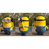 The Minions DESPICABLE ME 2 Action Figure/Garage Kits PVC Toys 3pcs/Kit 8-11cm/3.0-4.3"