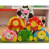 Cartoon Wooden Money Box Piggy Bank Children Toy Desk Decoration I203