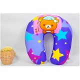 Rilakkuma Foam-Particle U-neck Pillow Travel Pillow 30cm/11.8"