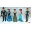 Frozen Elsa Anna and Olaf Garage Kits PVC Toys MFigure Toys 2.7-4.7inch 8pcs/Lot 