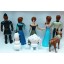 Frozen Elsa Anna and Olaf Garage Kits PVC Toys MFigure Toys 2.7-4.7inch 8pcs/Lot 