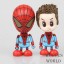 Cute Spider-man Figure Toy Parker & Spider-man 3.5inch 2pcs/Lot 3302