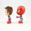 Cute Spider-man Figure Toy Parker & Spider-man 3.5inch 2pcs/Lot 3302