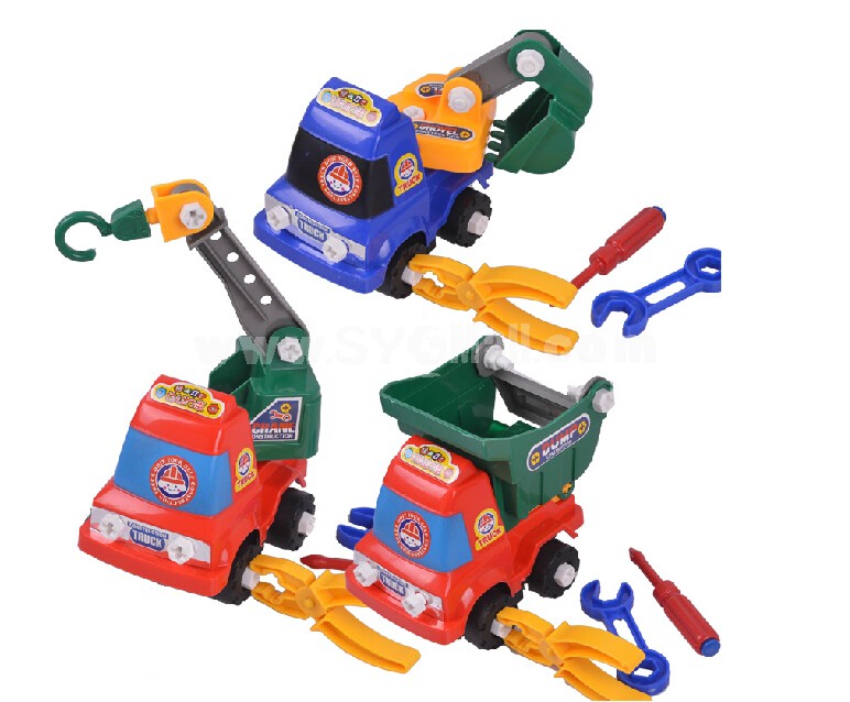 Assembly Toy Tipper/Excavator/Crane Children Blocks Educational Toy