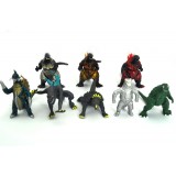 Godzilla Figure Toy Vinyl Toy 8cm/3.1" 8pcs/Lot