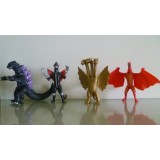 Godzilla Figure Toy Vinyl Toy 11cm/4.3" 4pcs/Lot