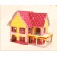 DIY Wooden 3D Jigsaw Puzzle Model Colorful House F401