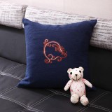 Modern Decoration Square Pillow Cover Pillow Sham -- Dragron & Phoenix