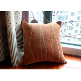 Home/Car Decoration Corduroy Pillow Cushion Inner Included -- Colorful Lines