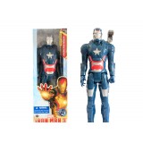 Marvel Blue Iron Man Figure Toy Action Figure 29cm/11.4inch