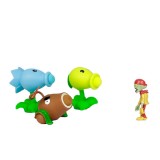 Plants vs Zombies Shooting Toy Figure Toys Action Figures 4pcs/Lot 2-3inch