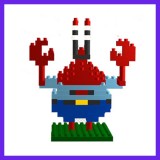 LOZ DIY Diamond Blocks Figure Toy 9144 Mr. Krabs